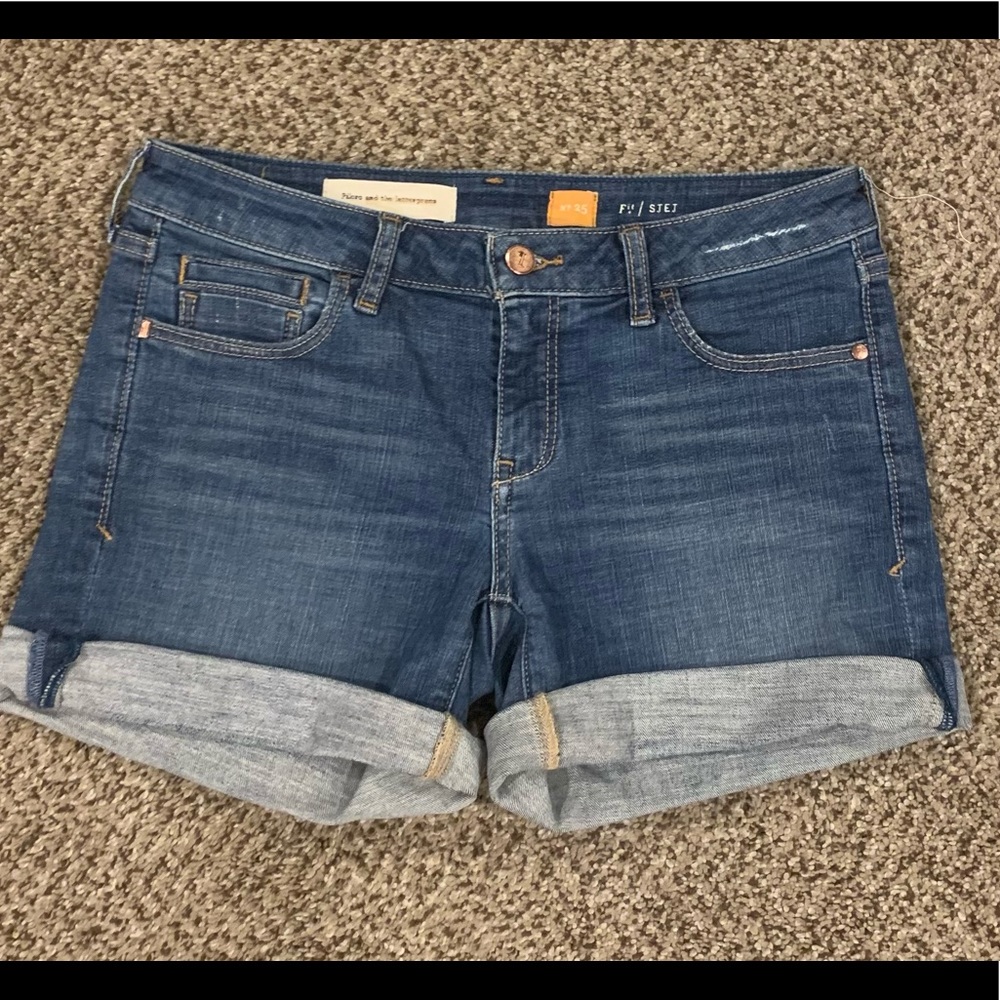 Pilcro and the letterpress Women’s Jean Shorts